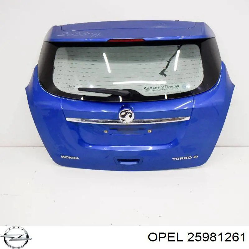 42372136 Opel Porta traseira (3ª/5ª porta-malas (tampa de alcapão)