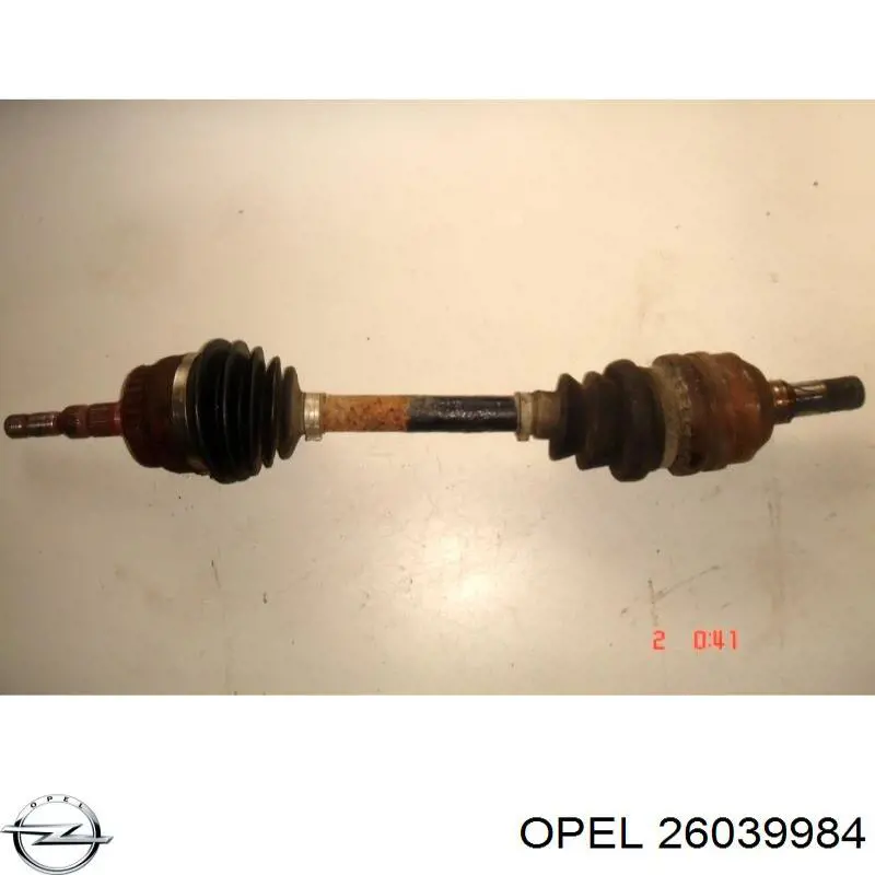 26039984 Opel Bota de proteção externa de junta homocinética do semieixo dianteiro