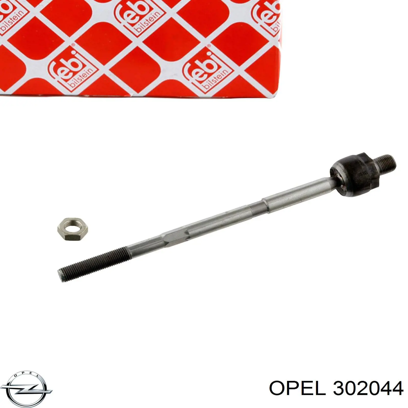 302044 Opel Viga de suspensão dianteira (plataforma veicular)