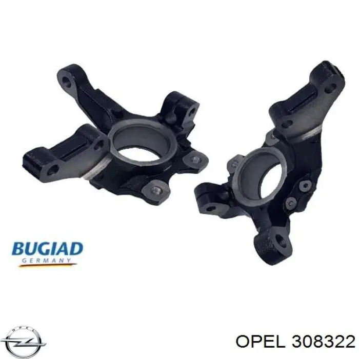 Pino moente (extremidade do eixo) dianteiro direito Opel 308322 preço, a partir de 62,29 USD