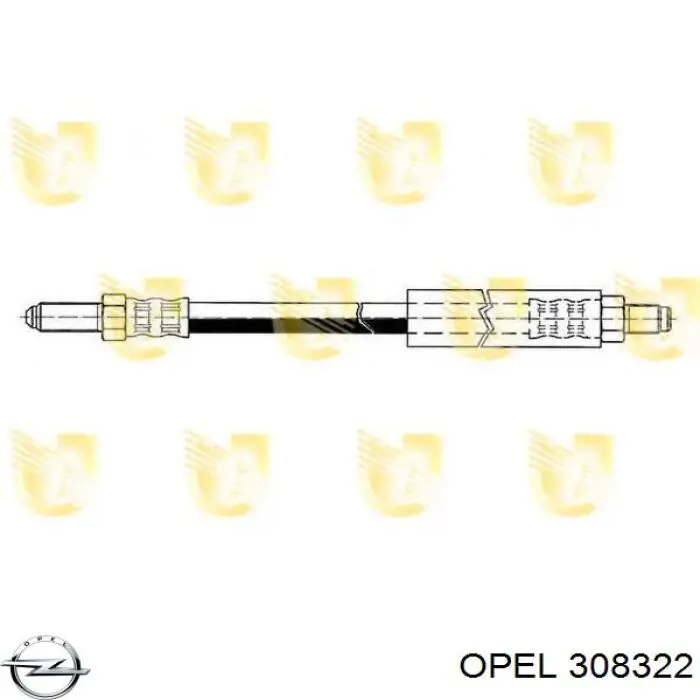 Compre 308322 Opel Pino moente (extremidade do eixo) dianteiro direito