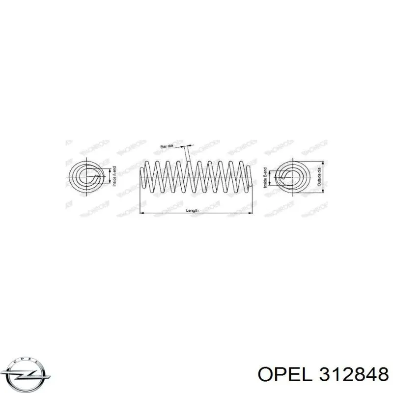Compre 312848 Opel Mola dianteira