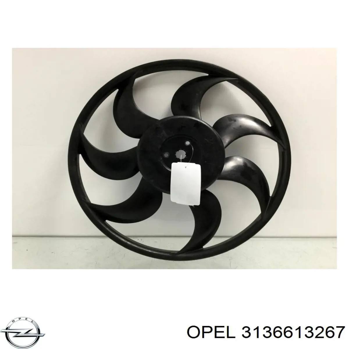 3136613267 Opel Difusor do radiador de esfriamento, montado com motor e roda de aletas
