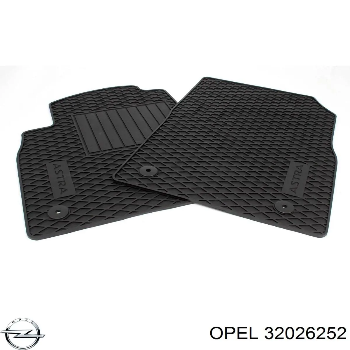 Tapetes dianteiros + traseiros, kit 32026252 Opel