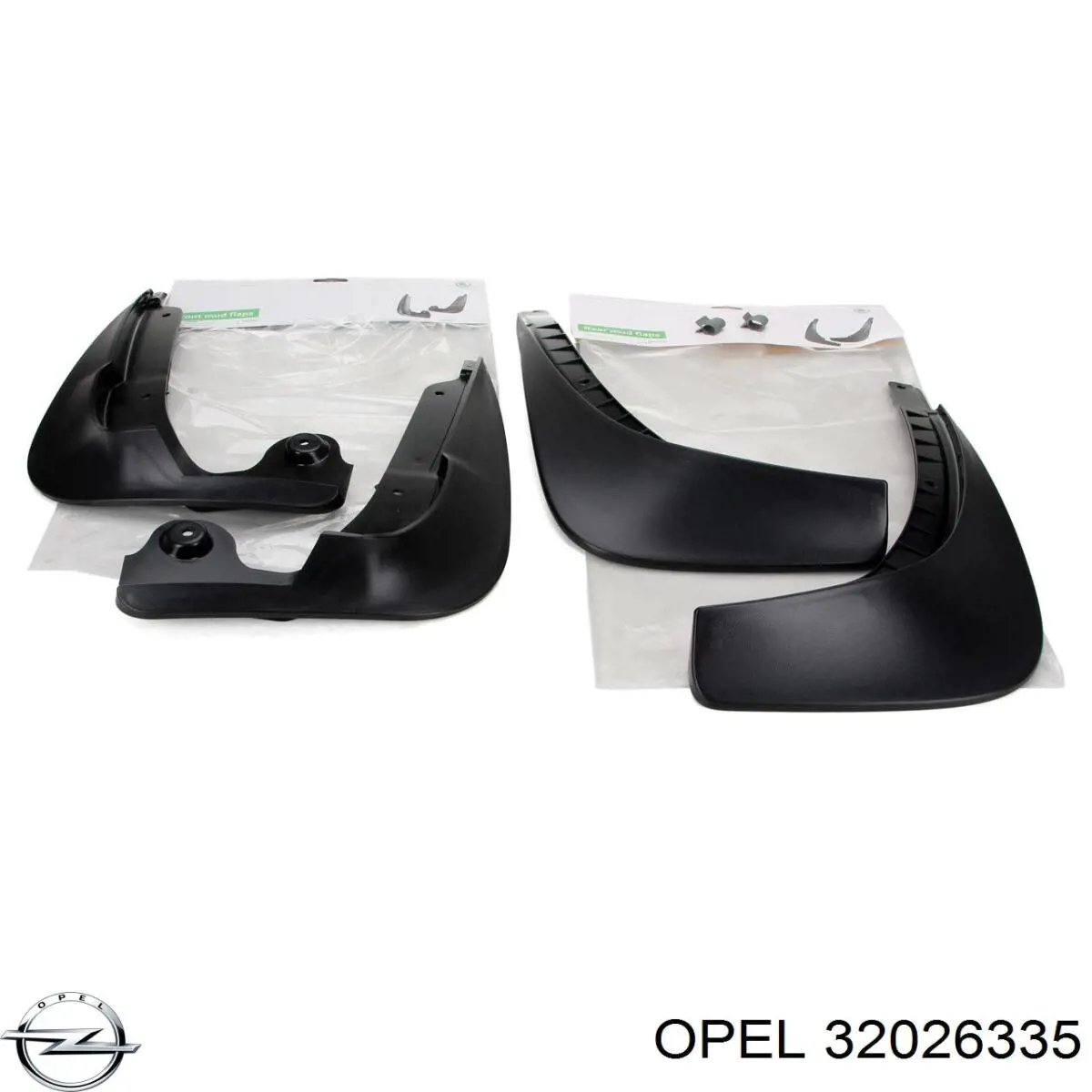 Compre 32026335 Opel Protetores de lama dianteiros, kit