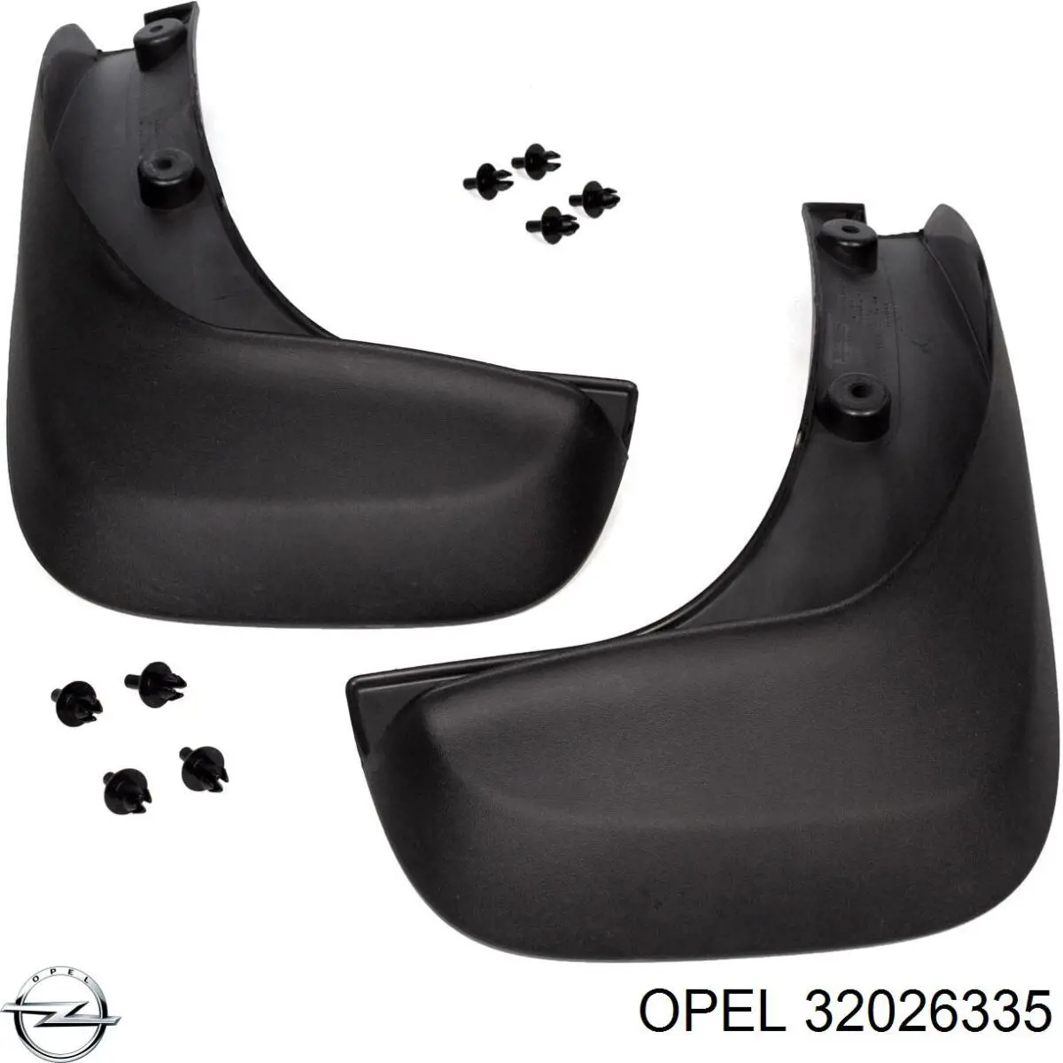 32026335 Opel Protetores de lama dianteiros, kit