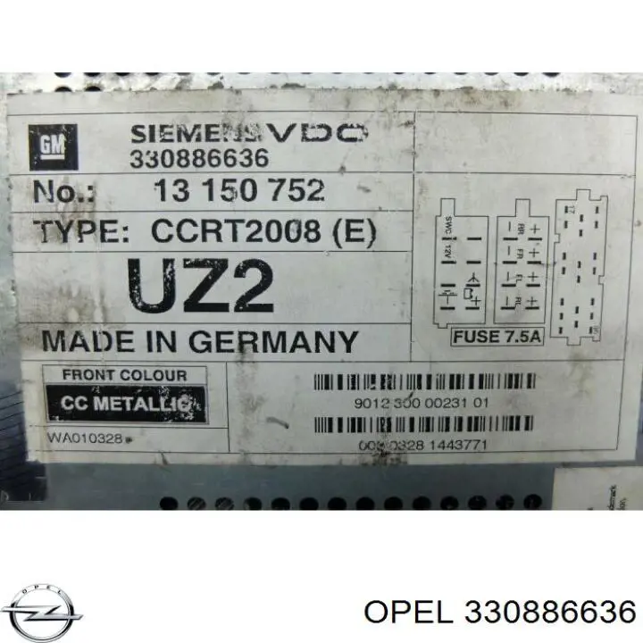  Opel 330886636 preço, a partir de 46,86 USD