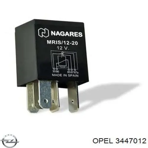 Compre 3447012 Opel Relê de aparelho de ar condicionado
