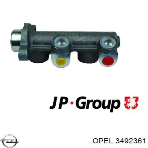 Cilindro mestre do freio 3492361 Opel