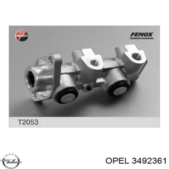 Cilindro mestre do freio Opel 3492361