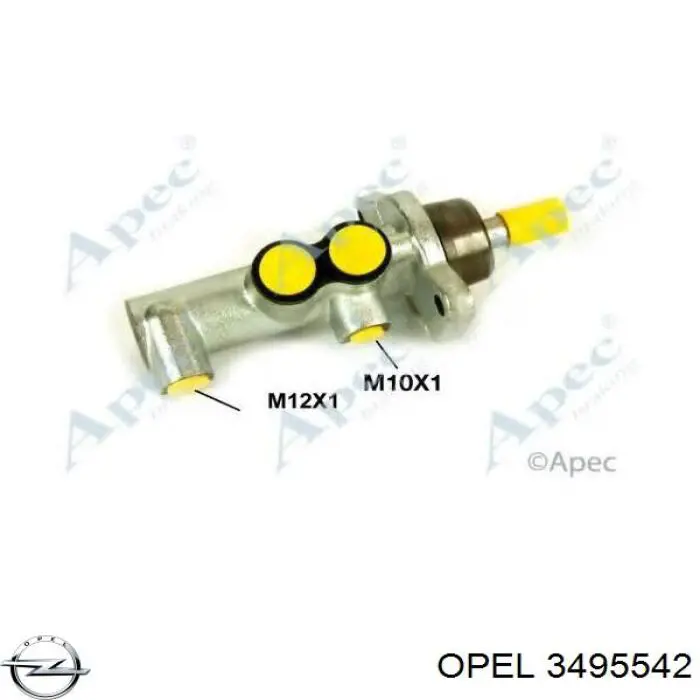 Cilindro mestre do freio Opel 3495542 preço, a partir de 59,59 USD
