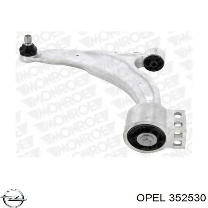 Braço oscilante inferior esquerdo de suspensão dianteira Opel 352530 preço, a partir de 72,92 USD
