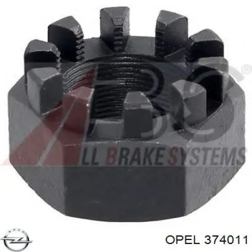 374011 Opel Porca de cubo dianteiro