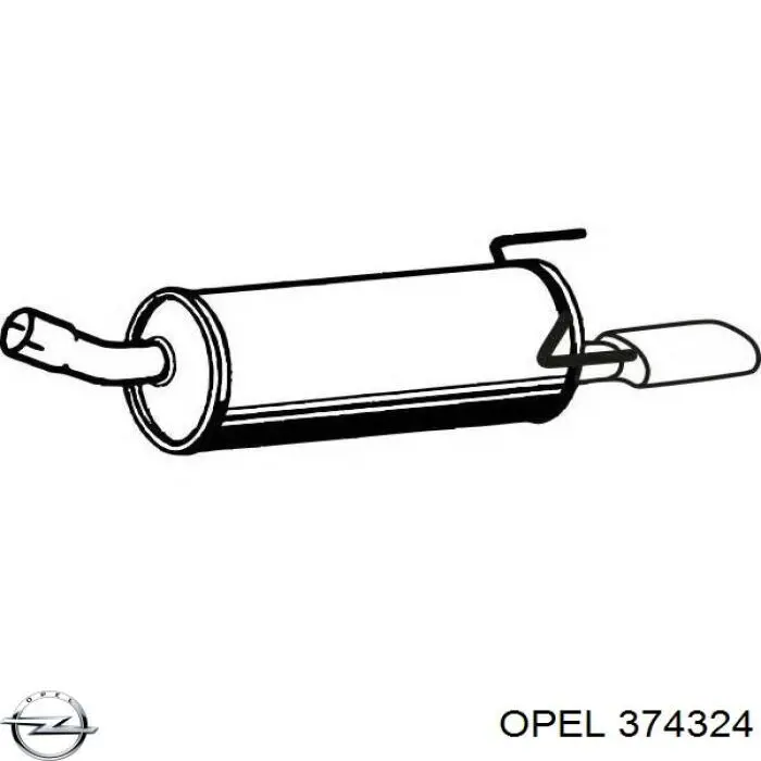Compre 374324 Opel Semieixo (acionador) dianteiro direito