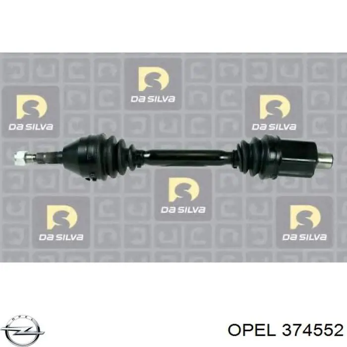 Semieixo (acionador) dianteiro direito Opel 374552 preço, a partir de 110,34 USD
