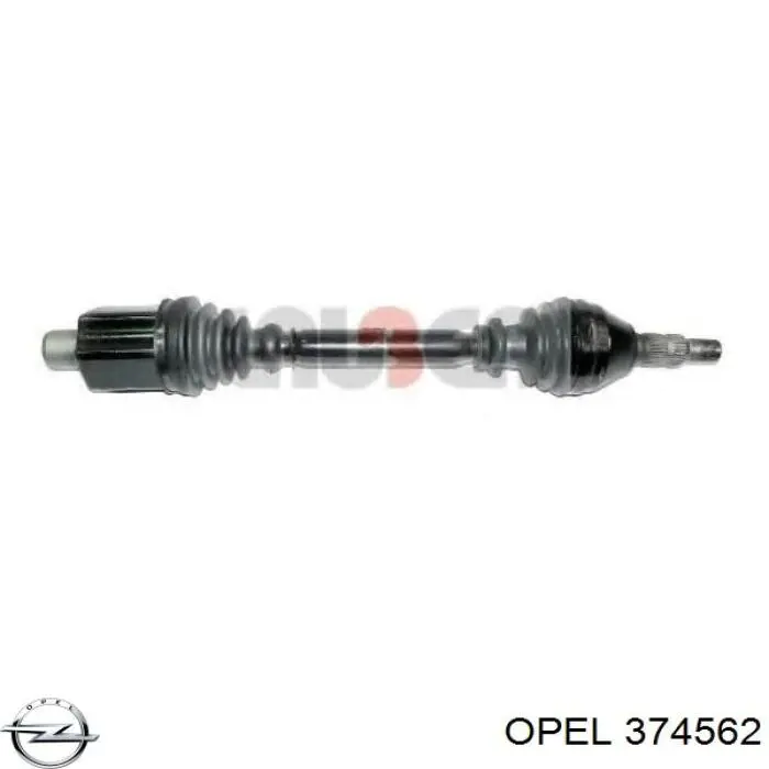 374562 Opel Semieixo (acionador) dianteiro direito