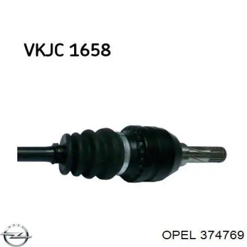 Compre 374769 Opel Semieixo (acionador) dianteiro direito