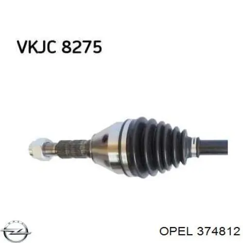 Semieixo (acionador) dianteiro direito Opel 374812 preço, a partir de 121,15 USD