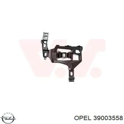 Consola do pára-choque dianteiro esquerdo 39003558 Opel