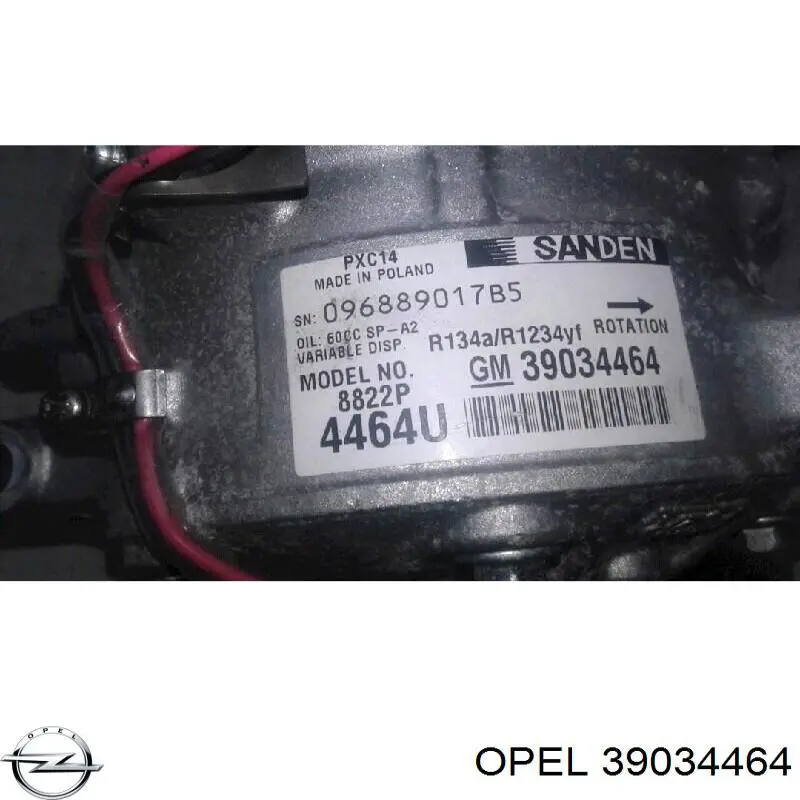 Compressor de aparelho de ar condicionado General Motors 13367373 preço, a partir de 153,93 USD