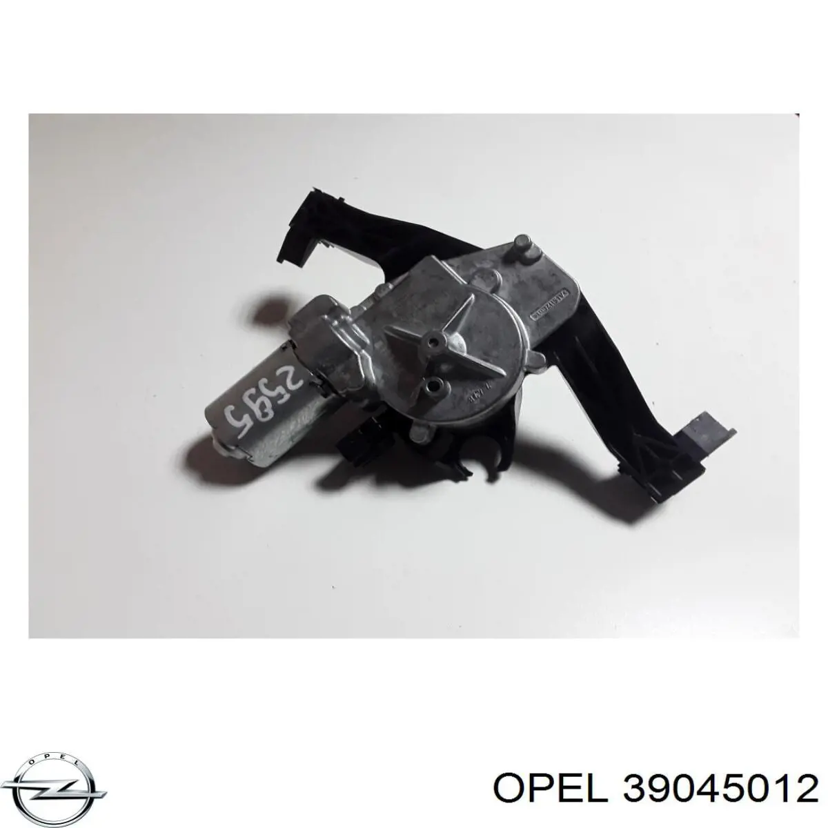 39045012 Opel Motor de limpador pára-brisas de vidro traseiro