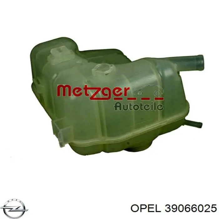 Compre 39066025 Opel Tanque de expansão do sistema de esfriamento