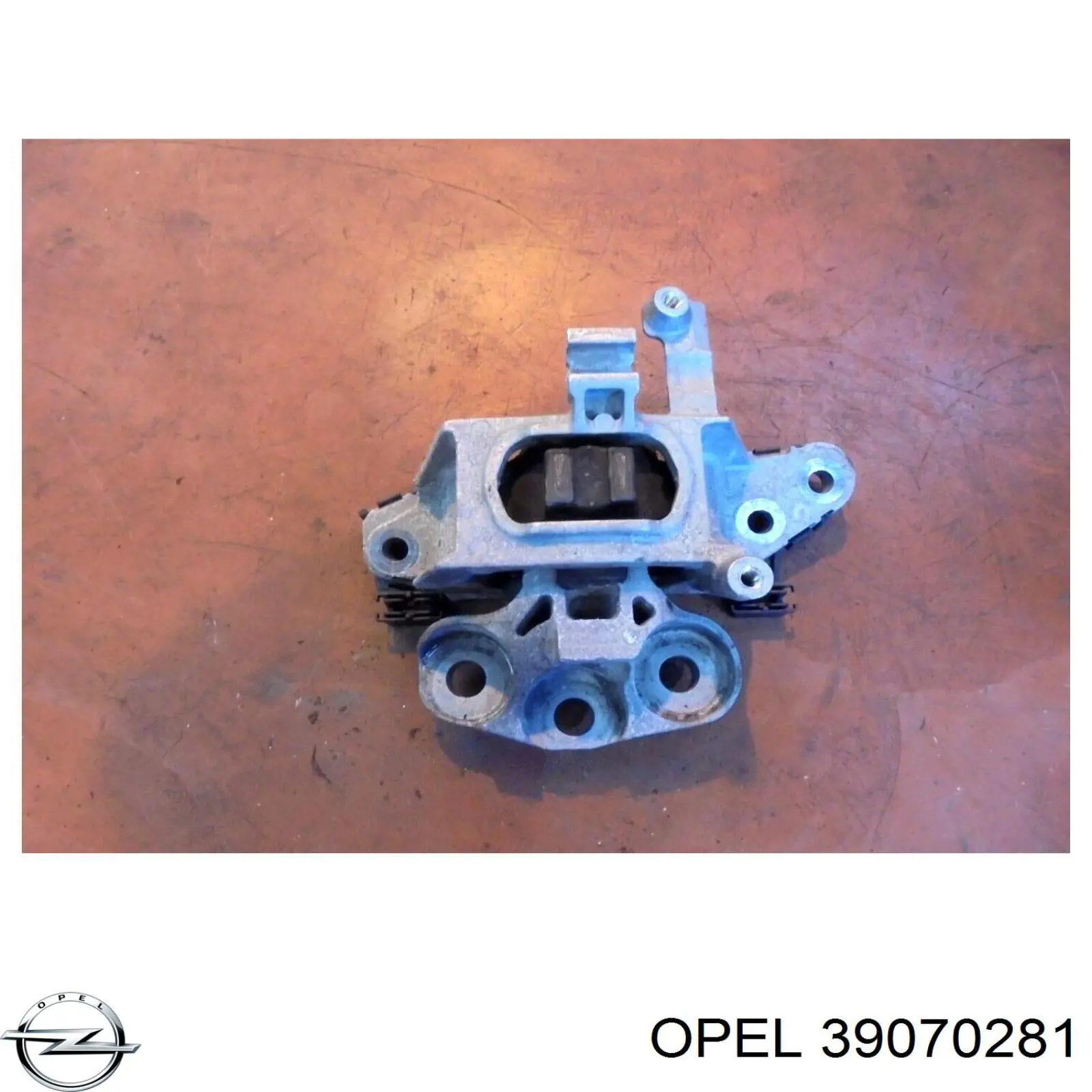 Coxim (suporte) esquerdo de motor General Motors 39004955