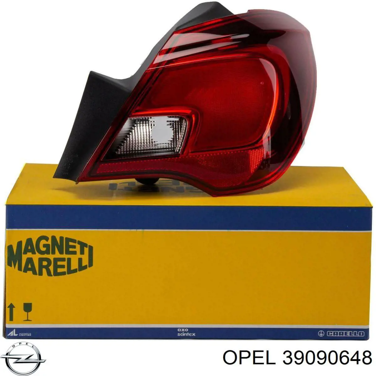 39090648 Opel Lanterna traseira direita externa