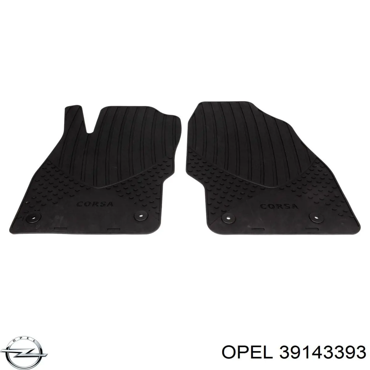 Tapete dianteiro, kit de 2 un. Opel 1723211 preço, a partir de 67,35 USD