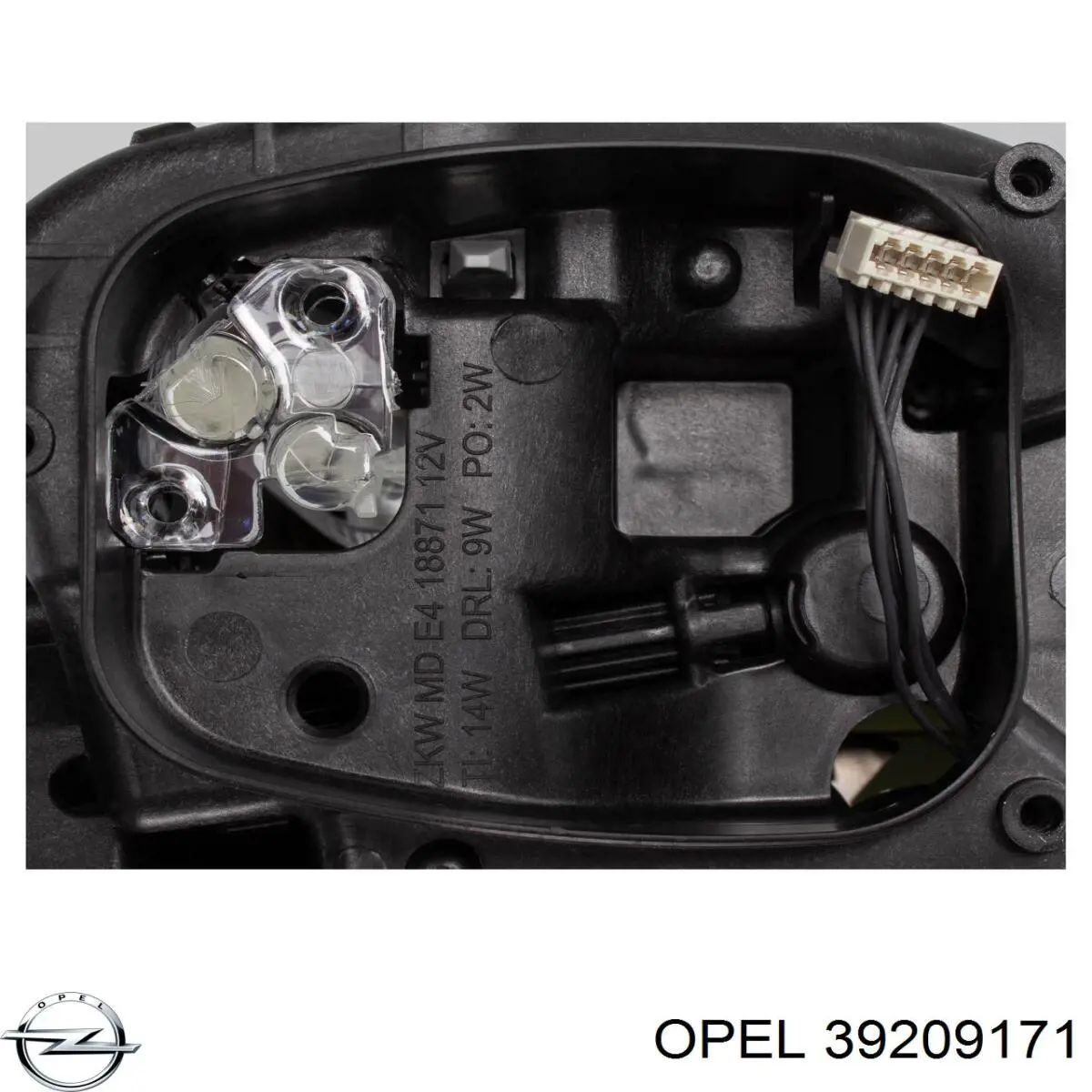 Luz direita Opel 39209171 preço, a partir de 460,05 USD