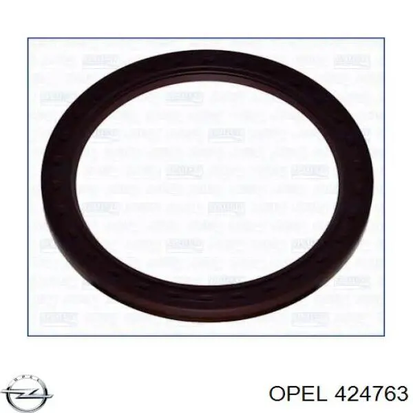 424763 Opel Espaçador (anel de borracha) da mola traseira superior