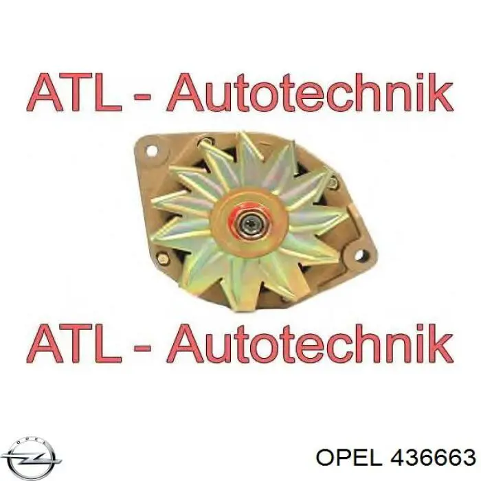 436663 Opel Suporte de amortecedor traseiro