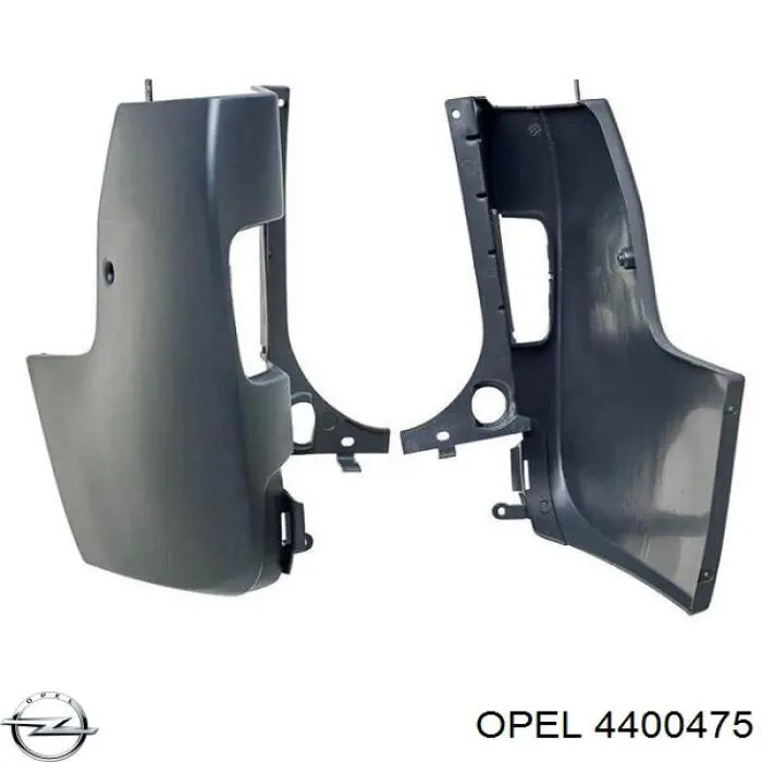Pára-choque traseiro, parte esquerda Opel 4400475 preço, a partir de 81,34 USD