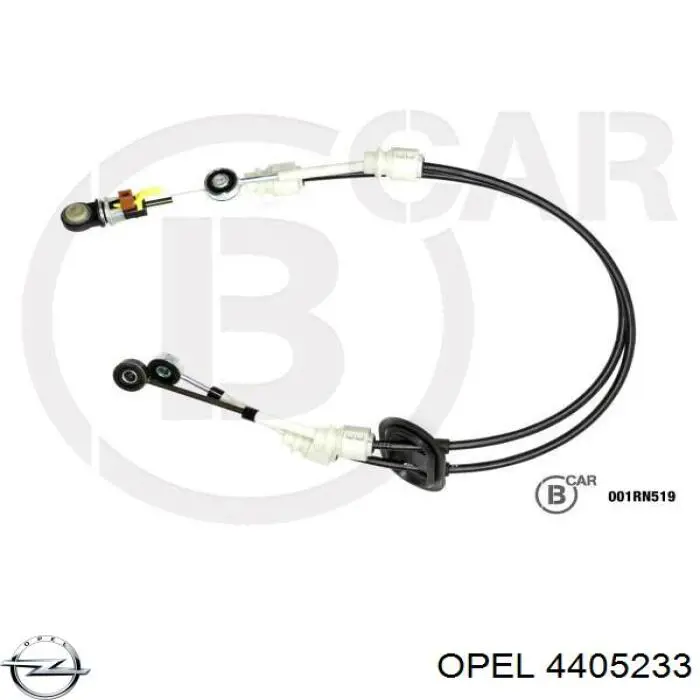 4405233 Opel Cabo de mudança duplo