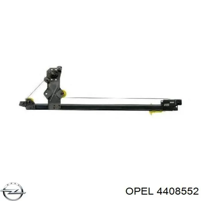 Mecanismo de acionamento de vidro da porta dianteira esquerda Opel 4408552 preço, a partir de 80,16 USD