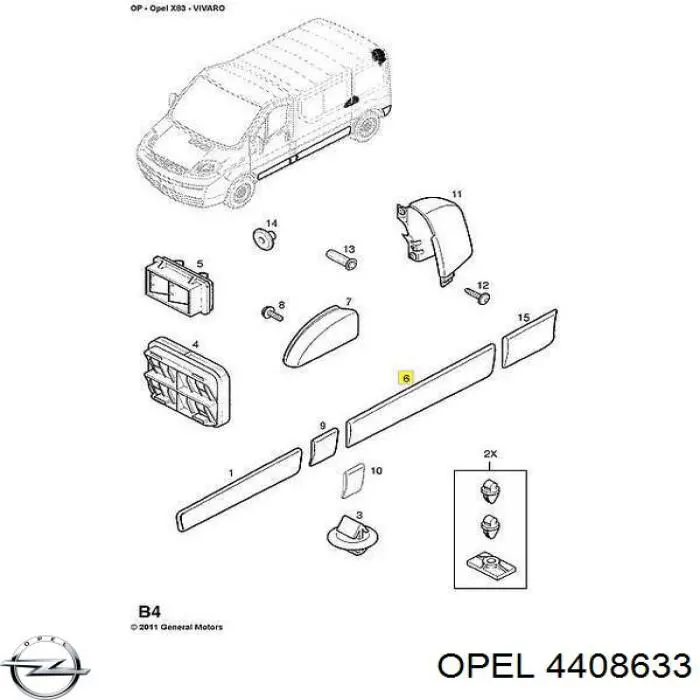 Compre 7685100QAG Renault (RVI) Placa sobreposta do pára-lama traseiro esquerdo