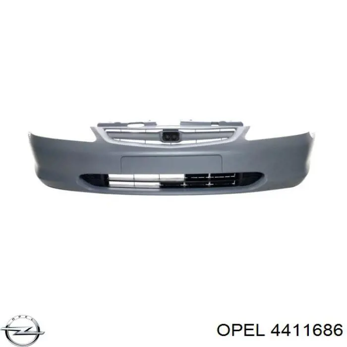 Compre 4411686 Opel Pára-choque dianteiro