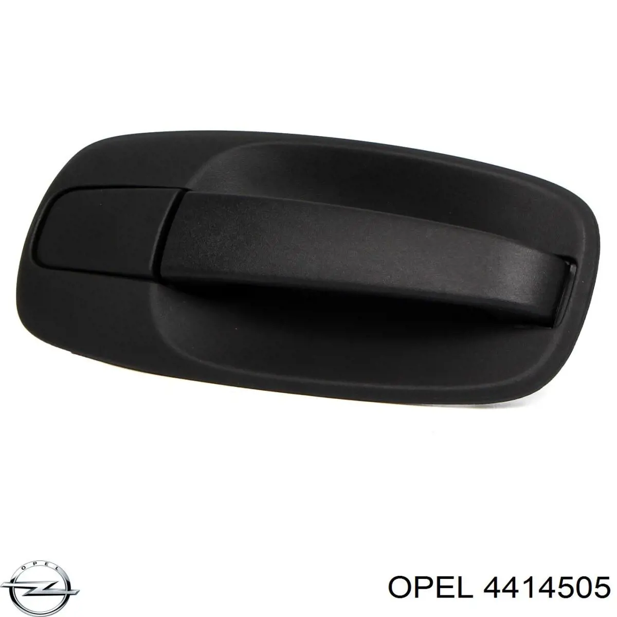 4414505 Opel Maçaneta externa esquerda da porta lateral (deslizante)