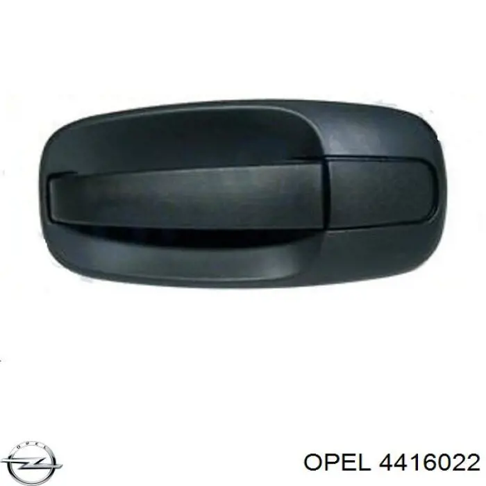 Maçaneta externa esquerda da porta lateral (deslizante) Opel 4416022 preço, a partir de 29,14 USD