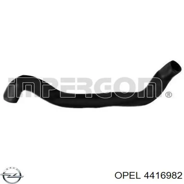 Compre 4416982 Opel Mangueira (cano derivado) do radiador de esfriamento superior