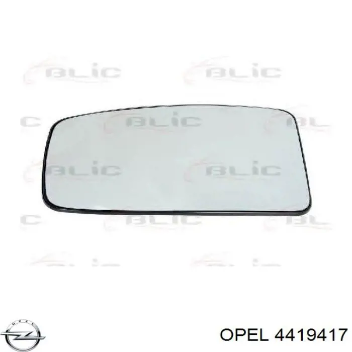 Compre 4419417 Opel Elemento espelhado do espelho de retrovisão direito
