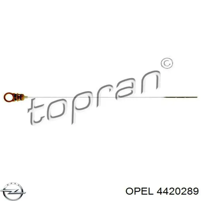 4420289 Opel Sonda (indicador) do nível de óleo no motor
