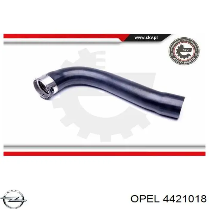 4421018 Opel Mangueira (cano derivado) de intercooler