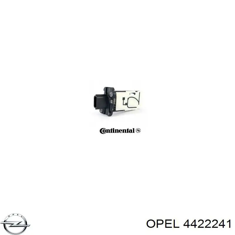 Sensor de fluxo (consumo) de ar, medidor de consumo M.A.F. - (Mass Airflow) Opel 4422241 preço, a partir de 70,04 USD