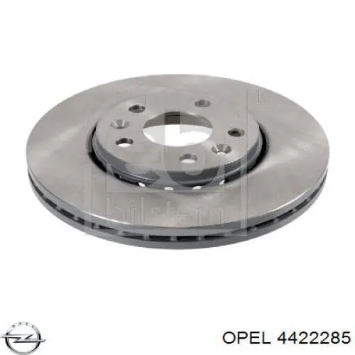4422285 Opel Disco do freio dianteiro