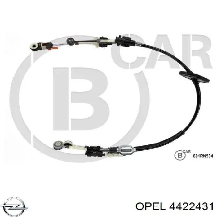 Cabo de mudança duplo 3441300Q0G Nissan/Infiniti