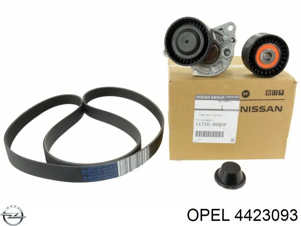 Compre 4423093 Opel Correia dos conjuntos de transmissão, kit