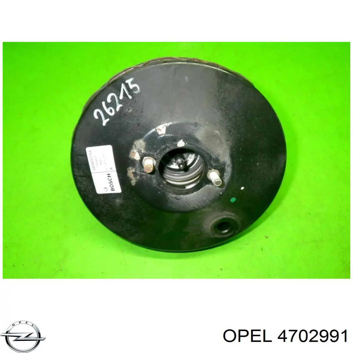 9195528 Opel Reforçador dos freios a vácuo