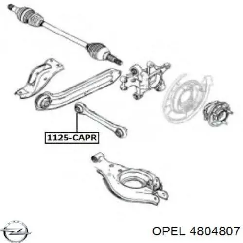 Barra transversal de suspensão traseira Q0370197 Q-fix