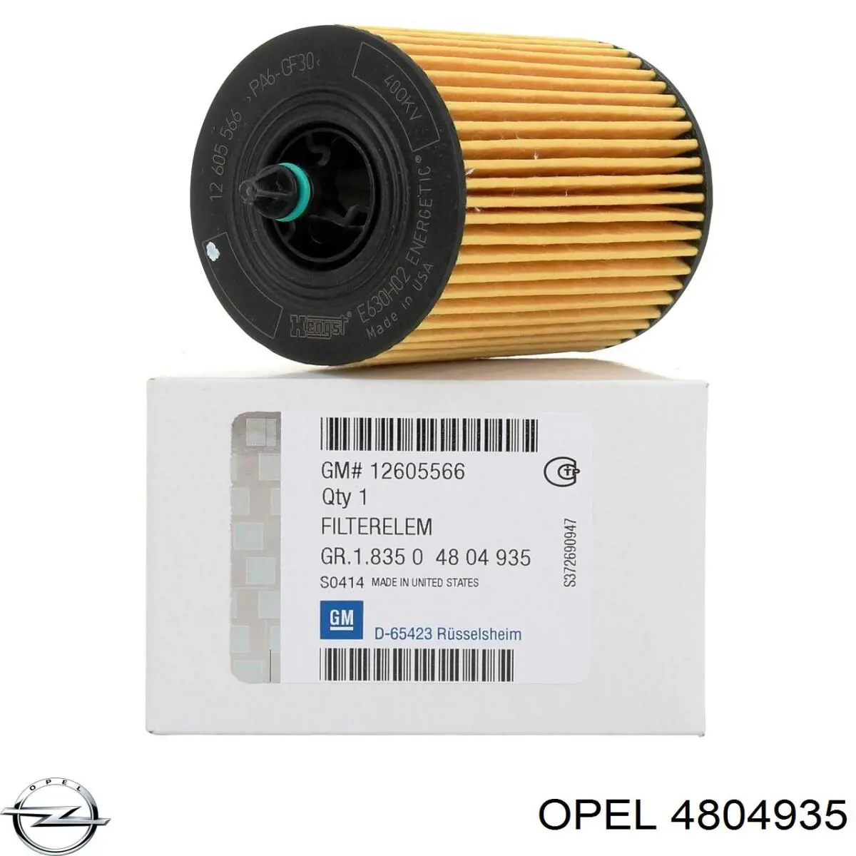 4804935 Opel Filtro de óleo